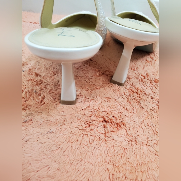 Betsey Johnson Slingback Pearl Rhinestone Heels - Picture 3 of 8